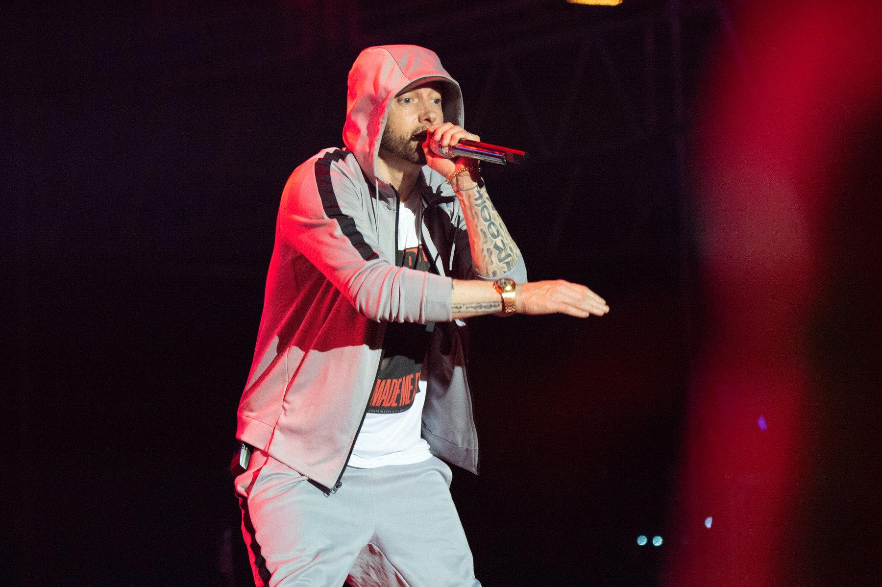 Eminem Faces Backlash Over Lyrics About Deadly Attack at
