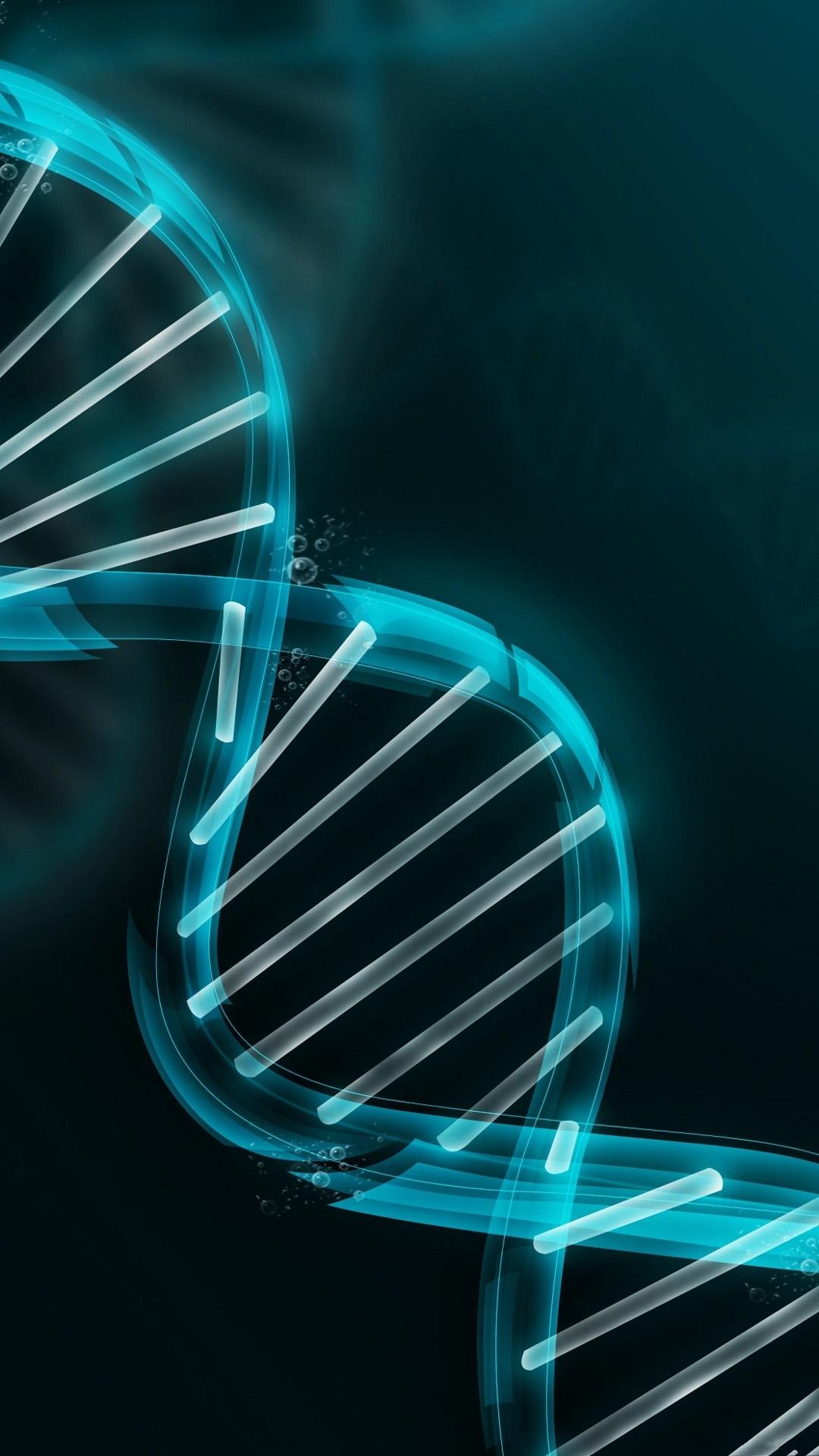 Free download DNA Strand Illustration iPhone 6 Plus HD