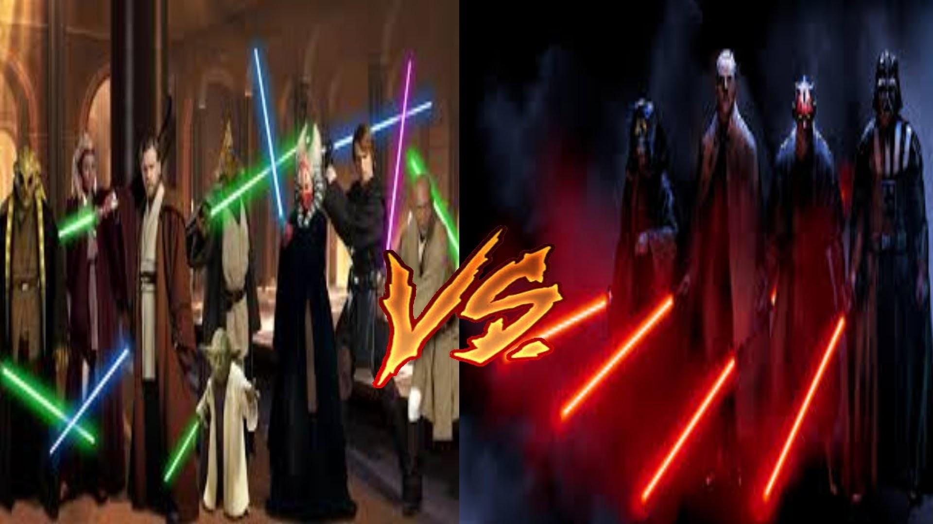 Sith vs Jedi Wallpaper