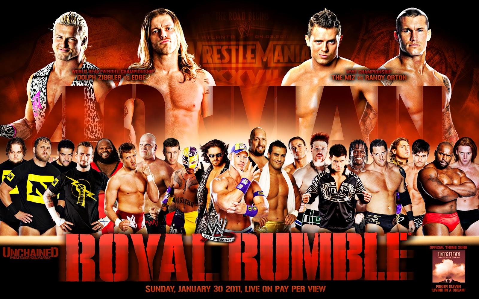 WWE Royal Rumble Wallpaper