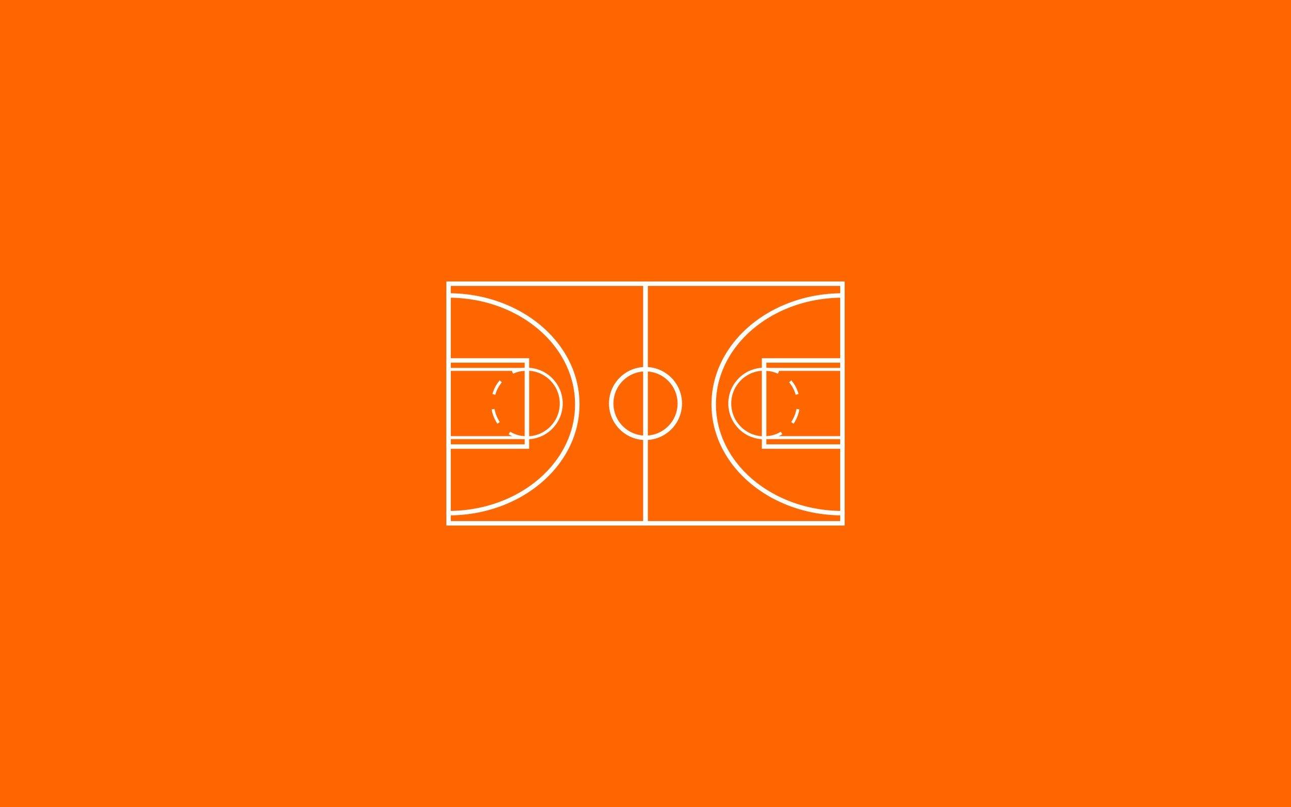 minimalism, Basketball, Court Wallpaper HD / Desktop