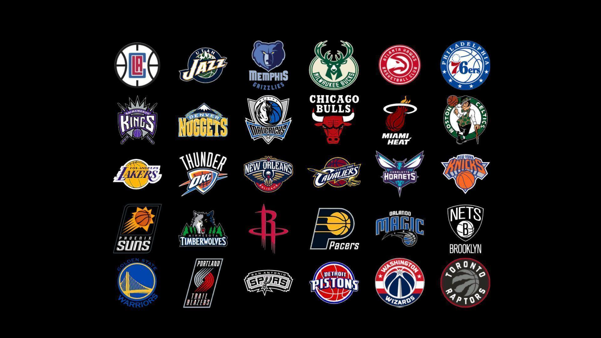 NBA Team Logos Wallpaper Free NBA Team Logos