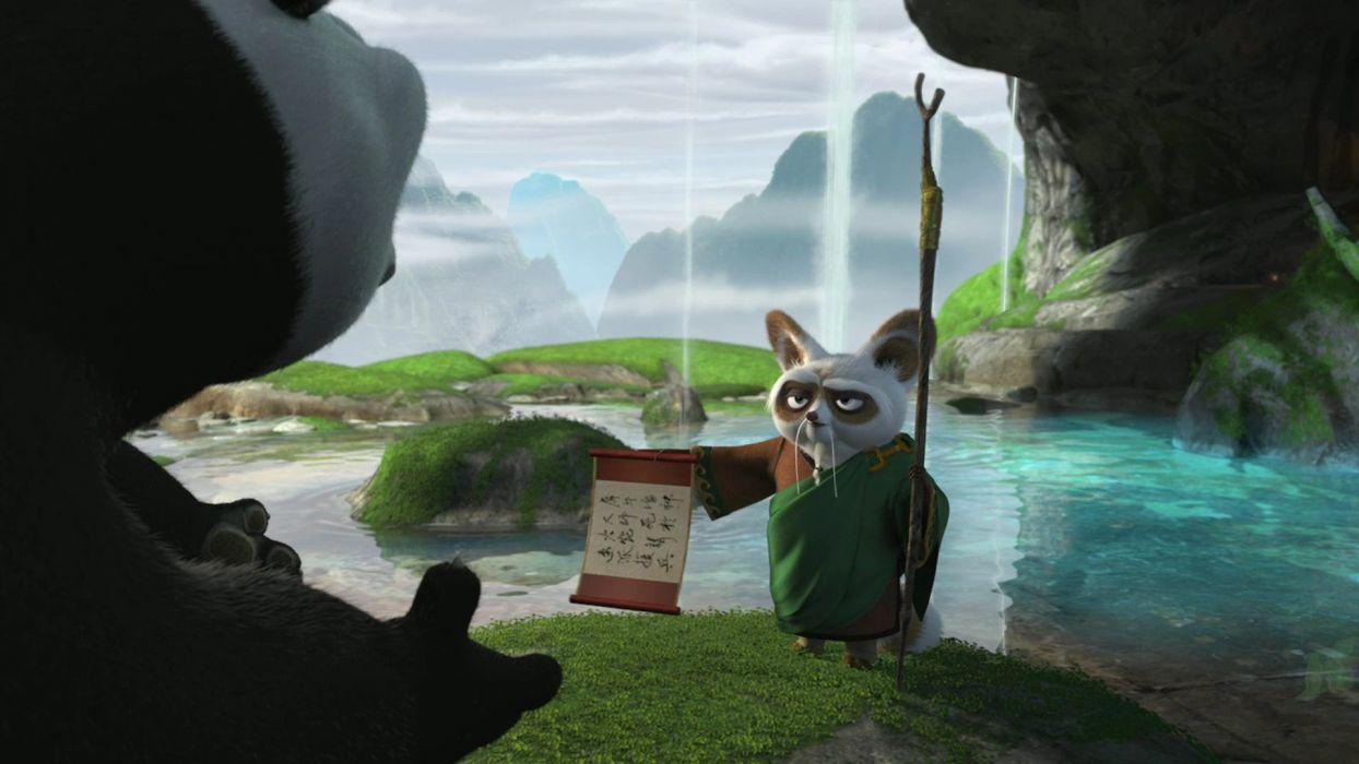 Cartoons movies Kung Fu Panda Kung Fu Master Shifu wallpaper