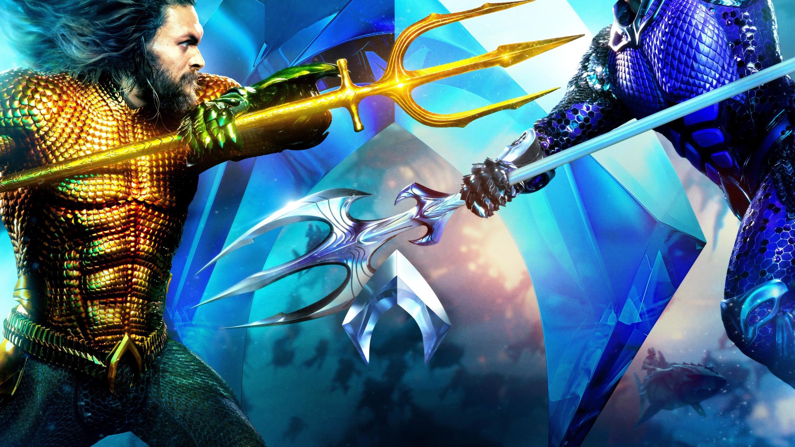 Aquaman And Ocean Master Fight 1440P Resolution