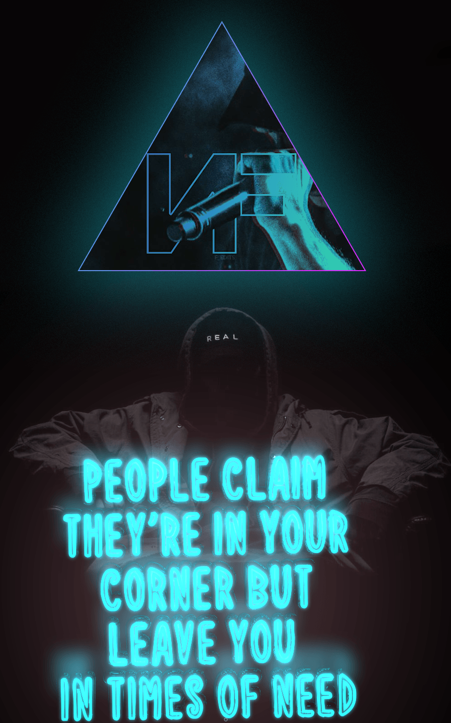 NF paid my dues lyric wallpaper