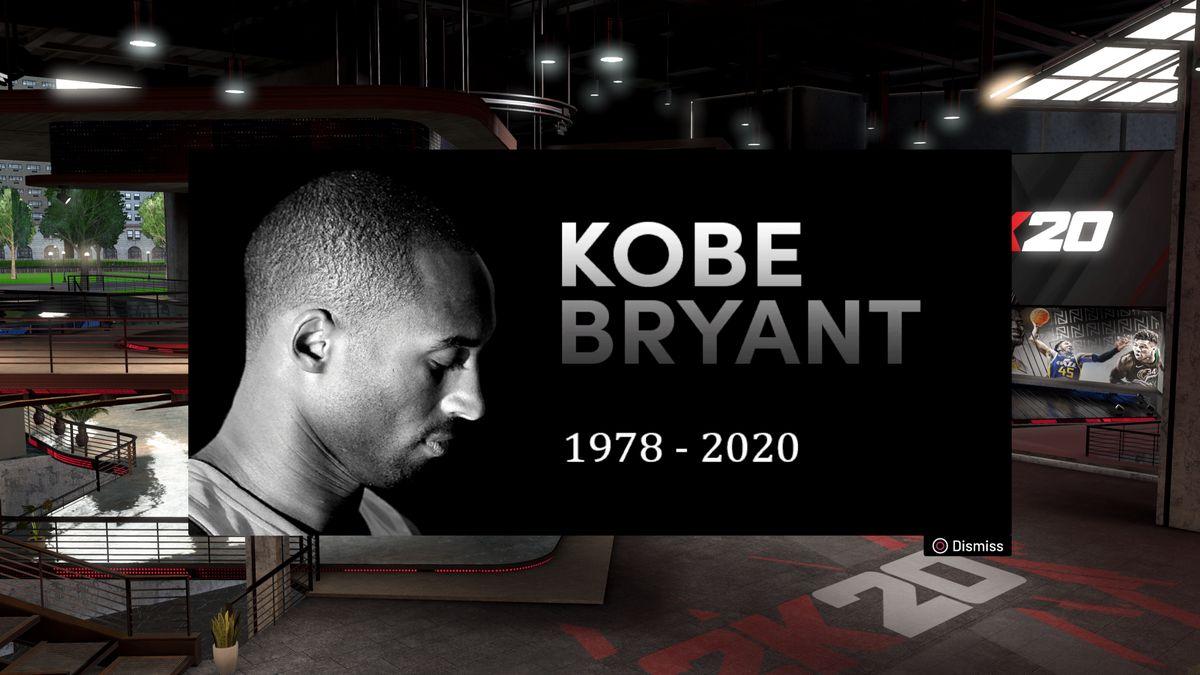 NBA 2K20' Posts Massive In Game Tribute To Kobe Bryant
