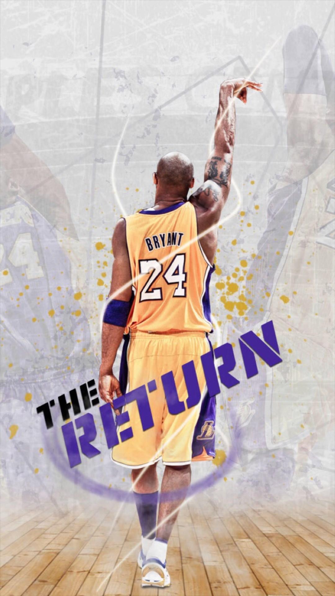 Bryant Kobe NBA Sports Super Star iPhone 8 Wallpaper Free
