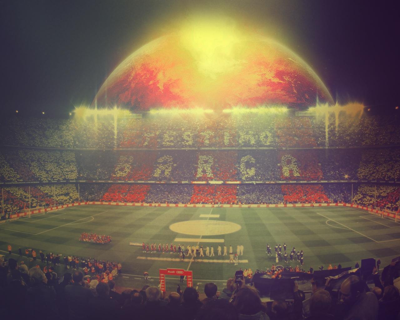 FC Barcelona Camp Nou desktop PC and Mac wallpaper