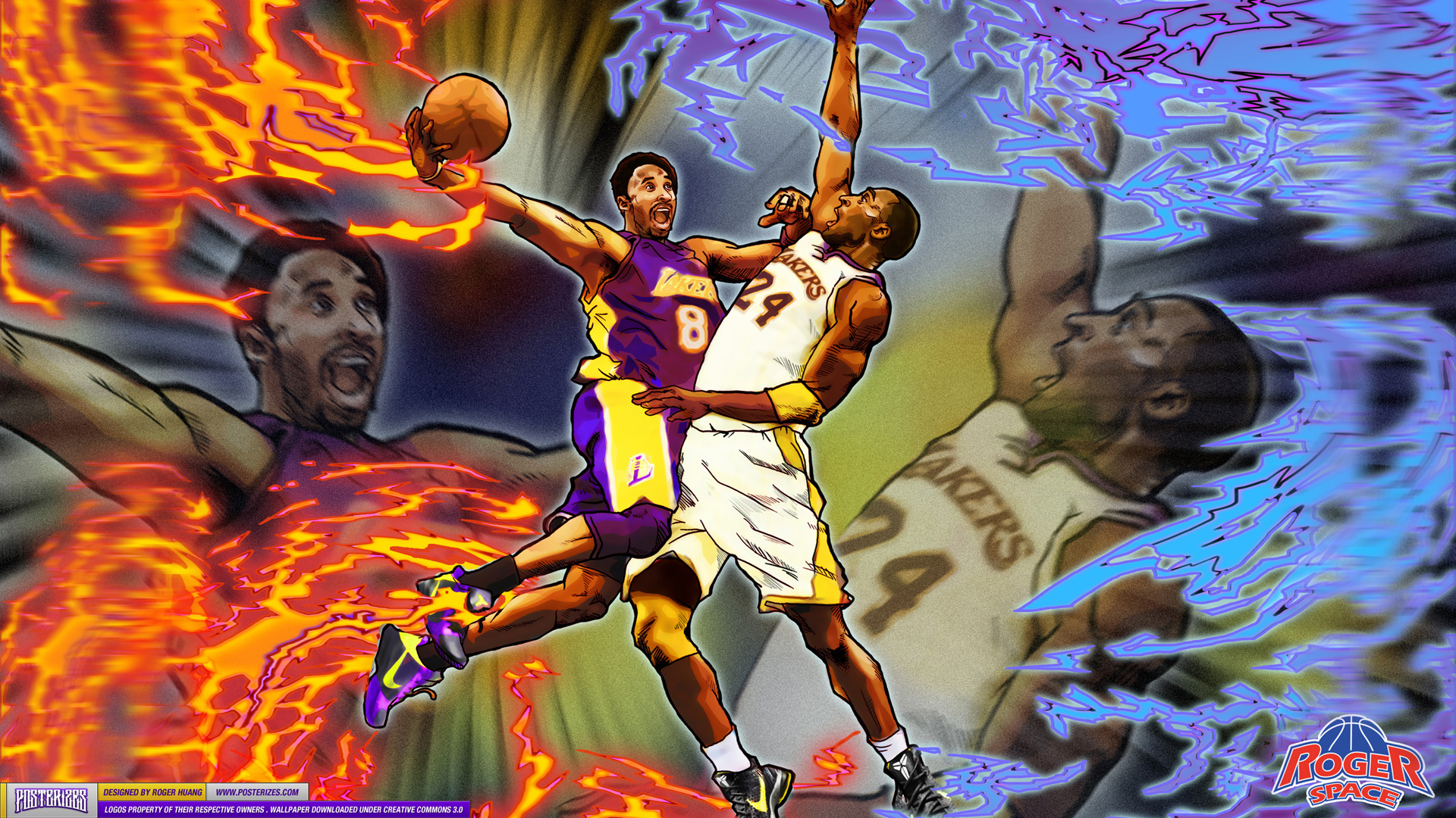 Free download Kobe 8 vs Kobe 24 Wallpaper Posterizes NBA