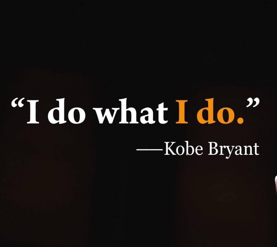 Kobe Bryant quote wallpaper