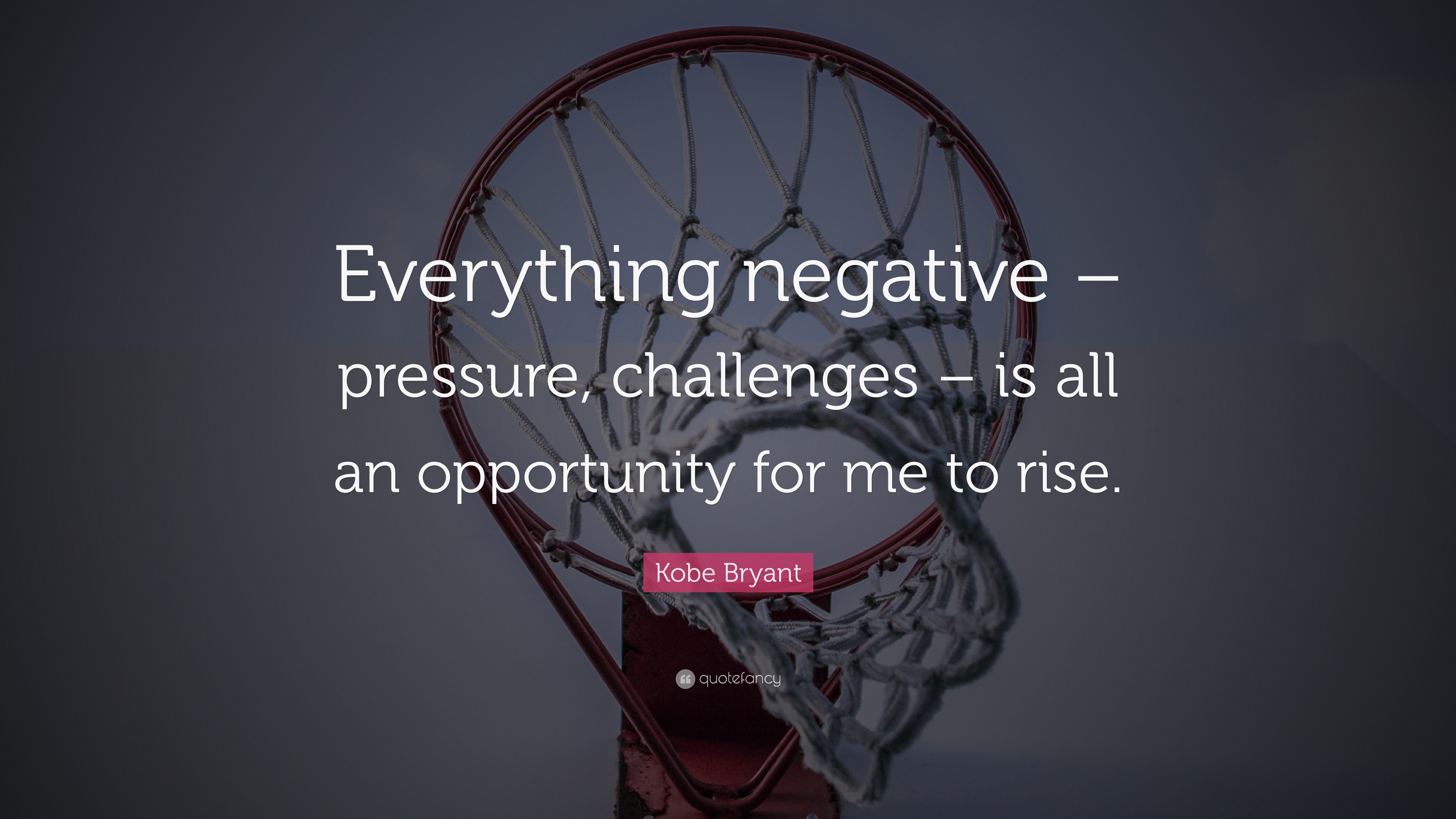 Kobe Bryant Quote: “Everything negative