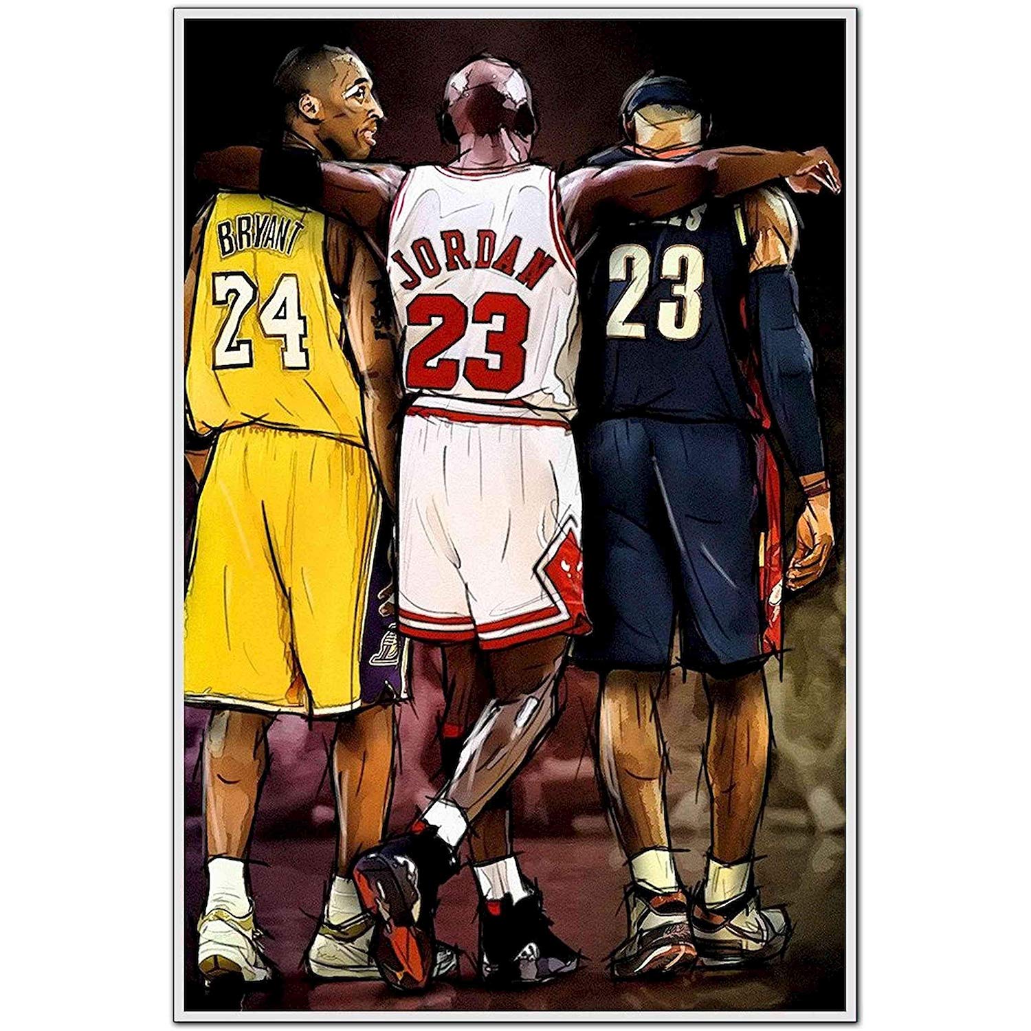 Amazon.com, socalsunny NBA Legends Lebron James, Michael