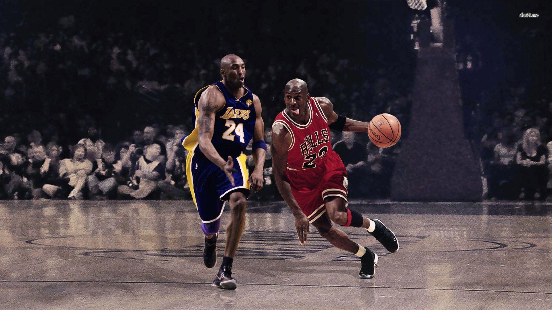 Kobe Bryant Vs Michael Jordan wallpaper
