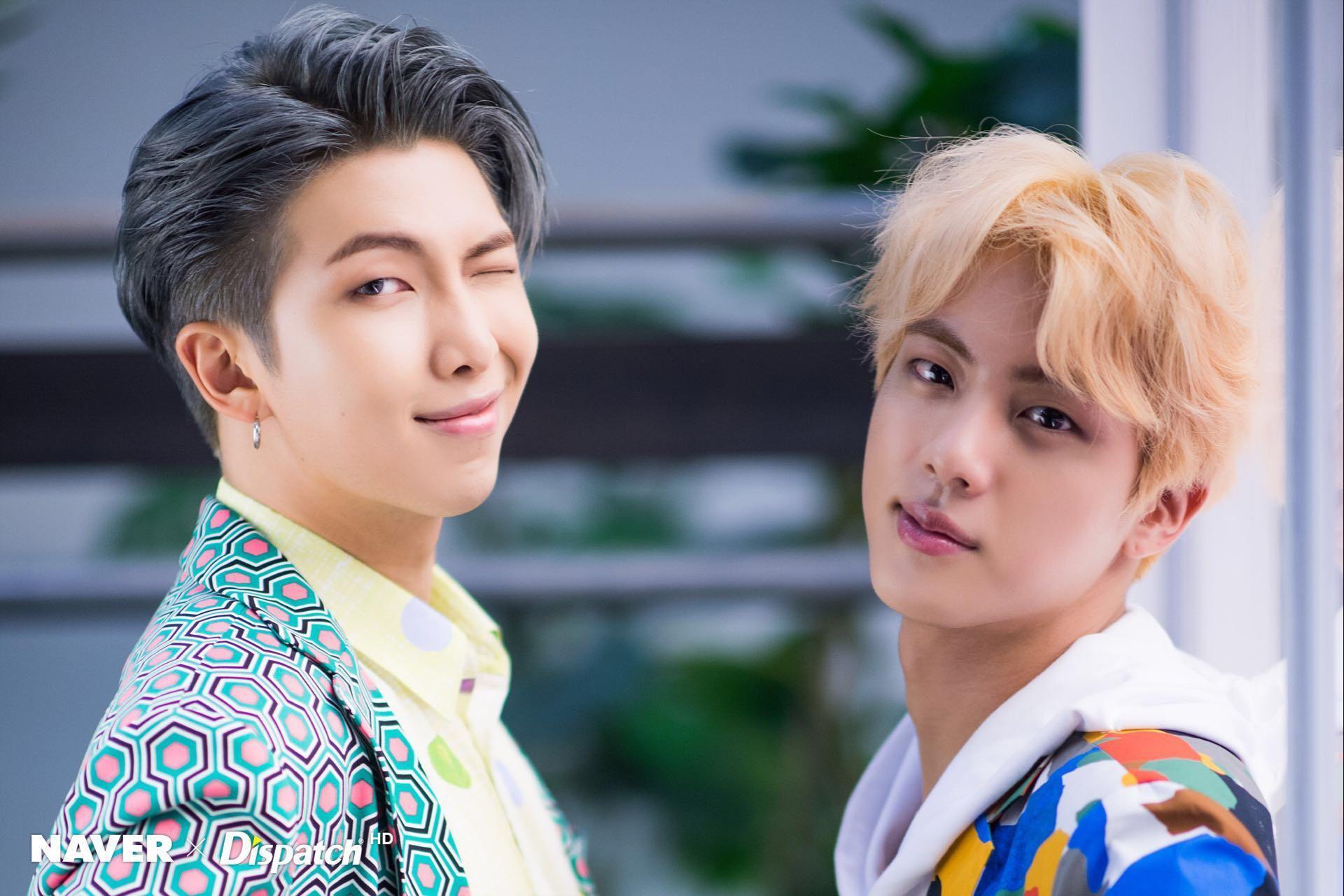Free download BTS image Jin and RM HD wallpaper