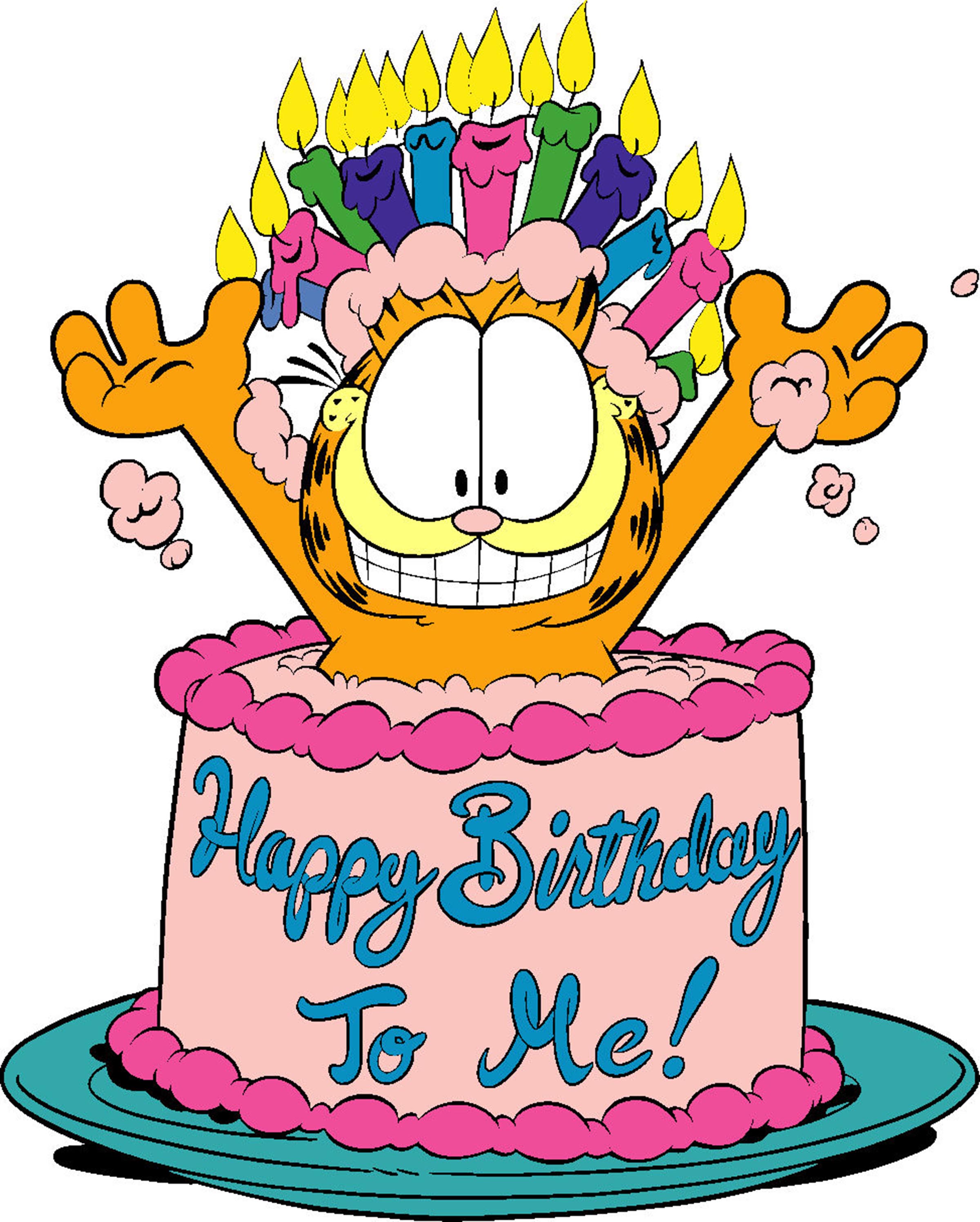 Garfield Happy Birtay Full HD Wallpaper For Phone