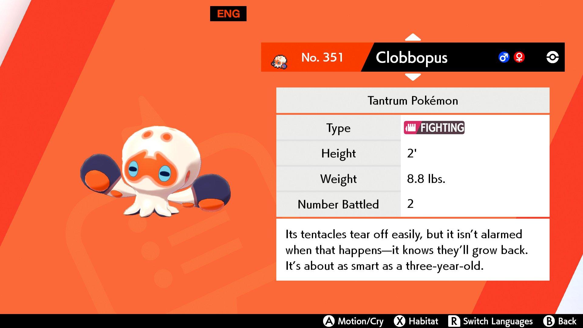 Pokémon Sword And Shield's Clobbopus: How To Find And Evolve