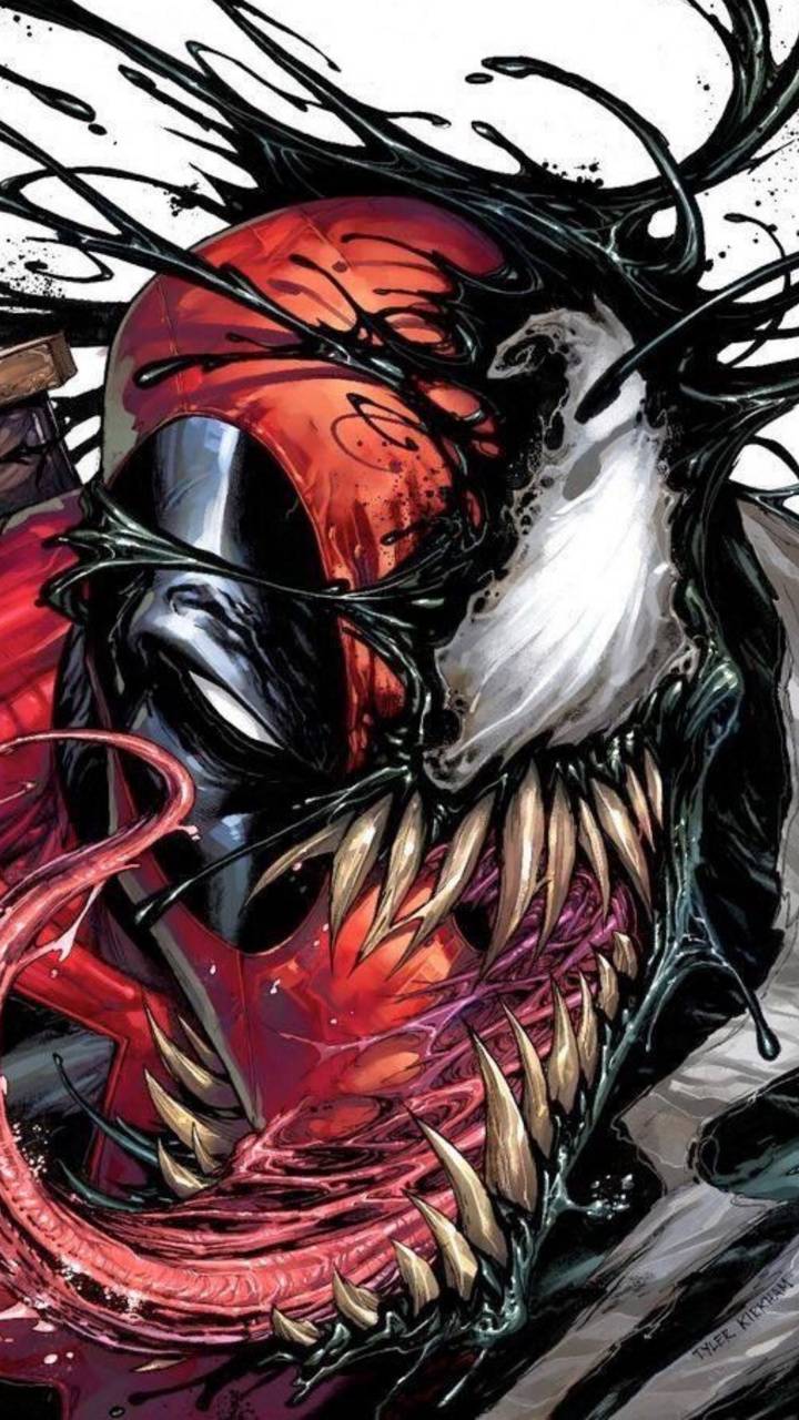 deadpool symbiote wallpaper