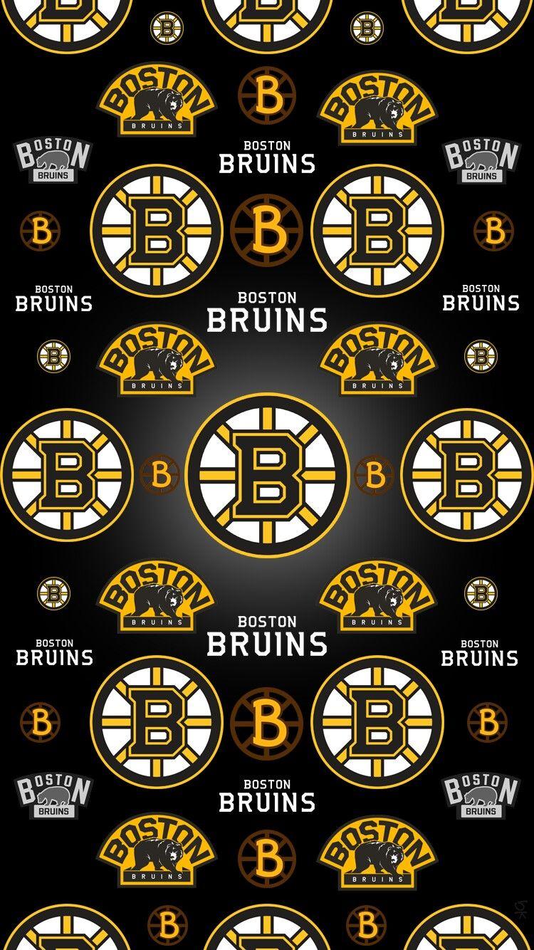 I made some Bruins mobile wallpapers check my comment for a black and  reverse retro version  rBostonBruins