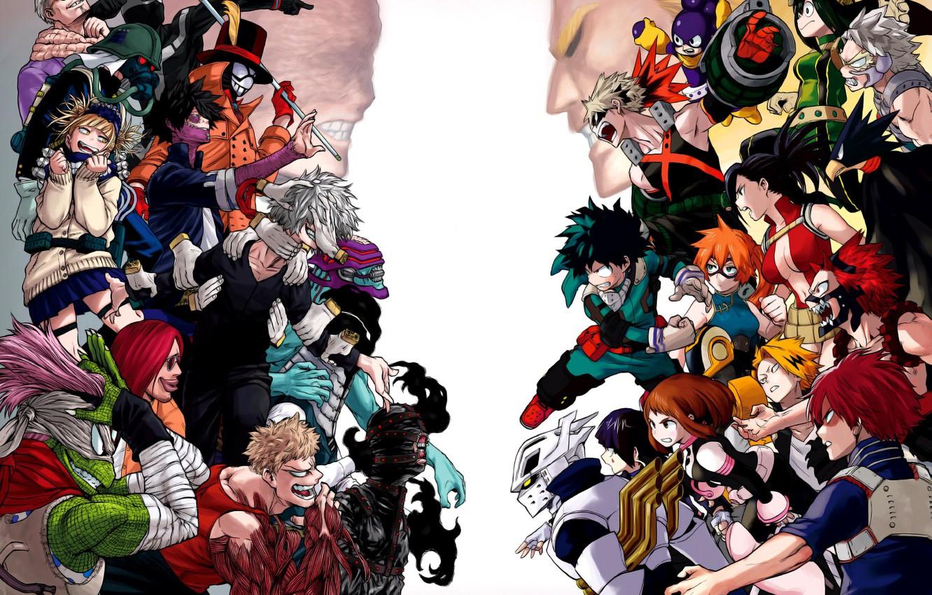 Wallpaper the opposition, characters, My Hero Academia, Boku No Hero Academy, My Hero Academy image for desktop, section сёнэн