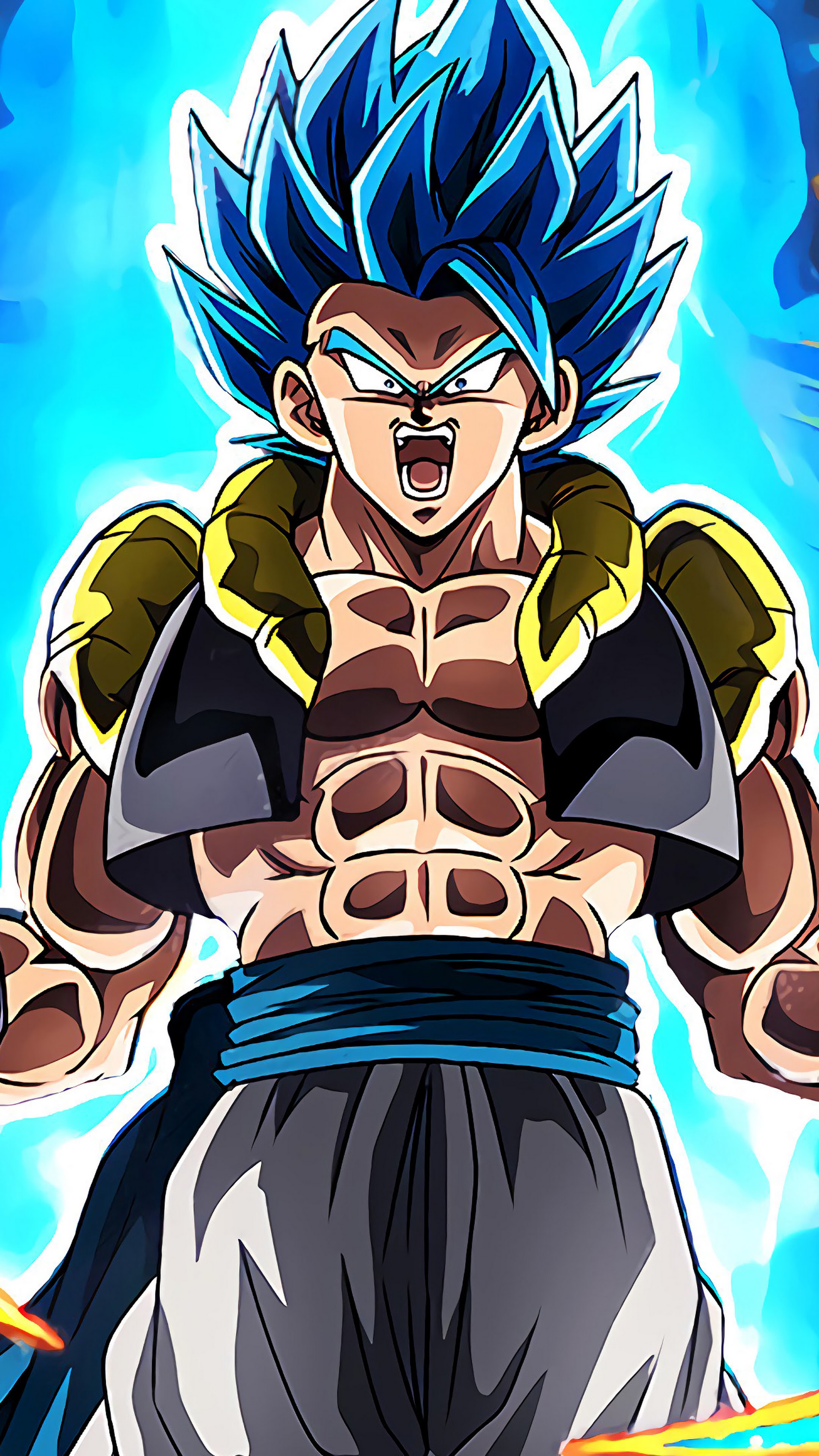 Gogeta SSJ Blue Wallpaper by Dielissart