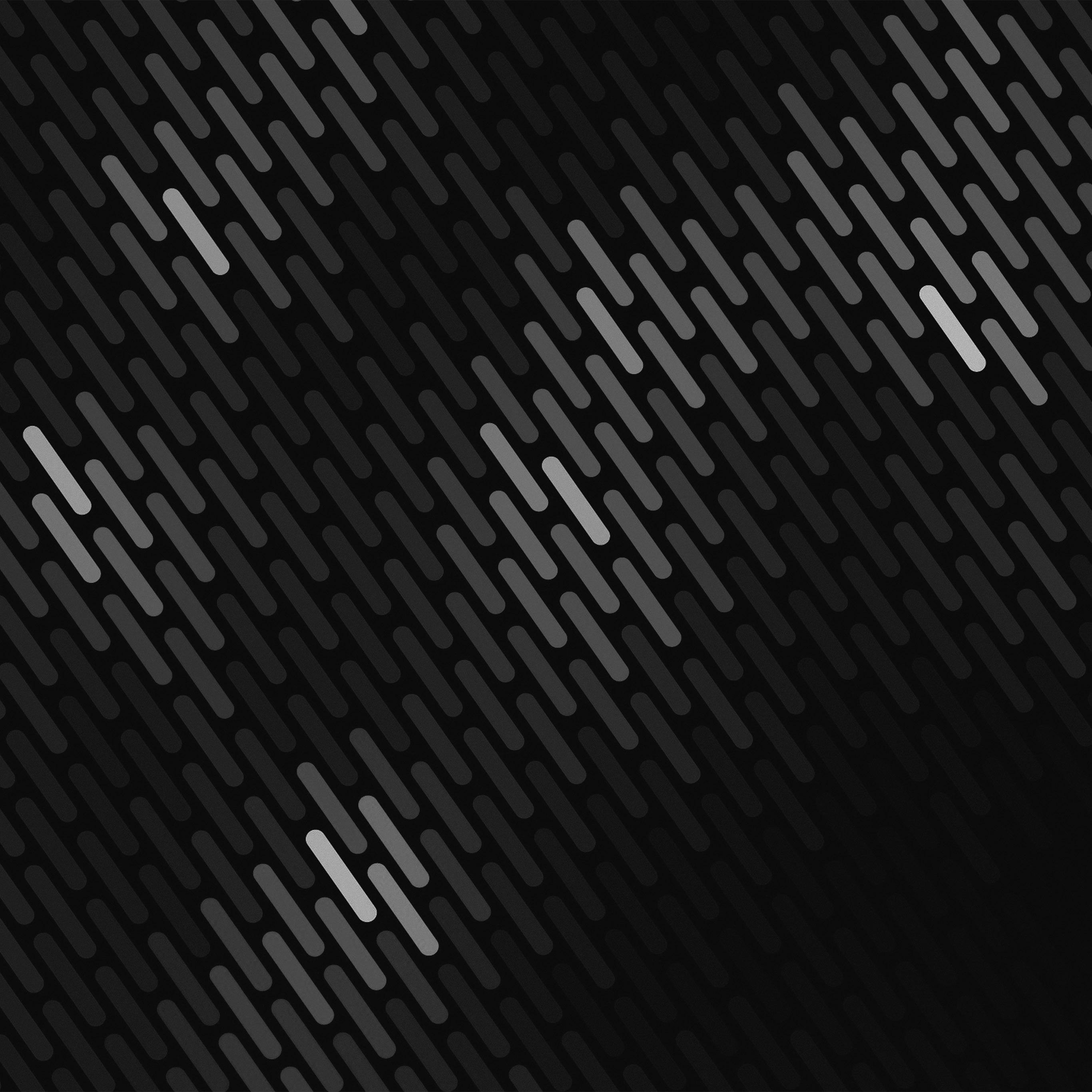 Abstract Dark Bw Dots Lines Pattern Wallpaper