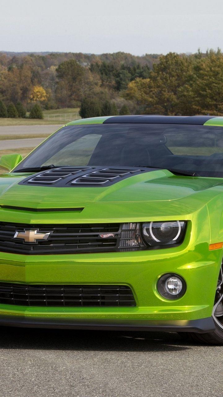 Wallpaper chevrolet camaro, cars, car, green