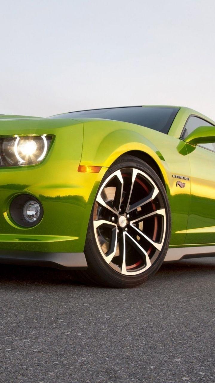 Wallpaper chevrolet camaro, cars, car, green