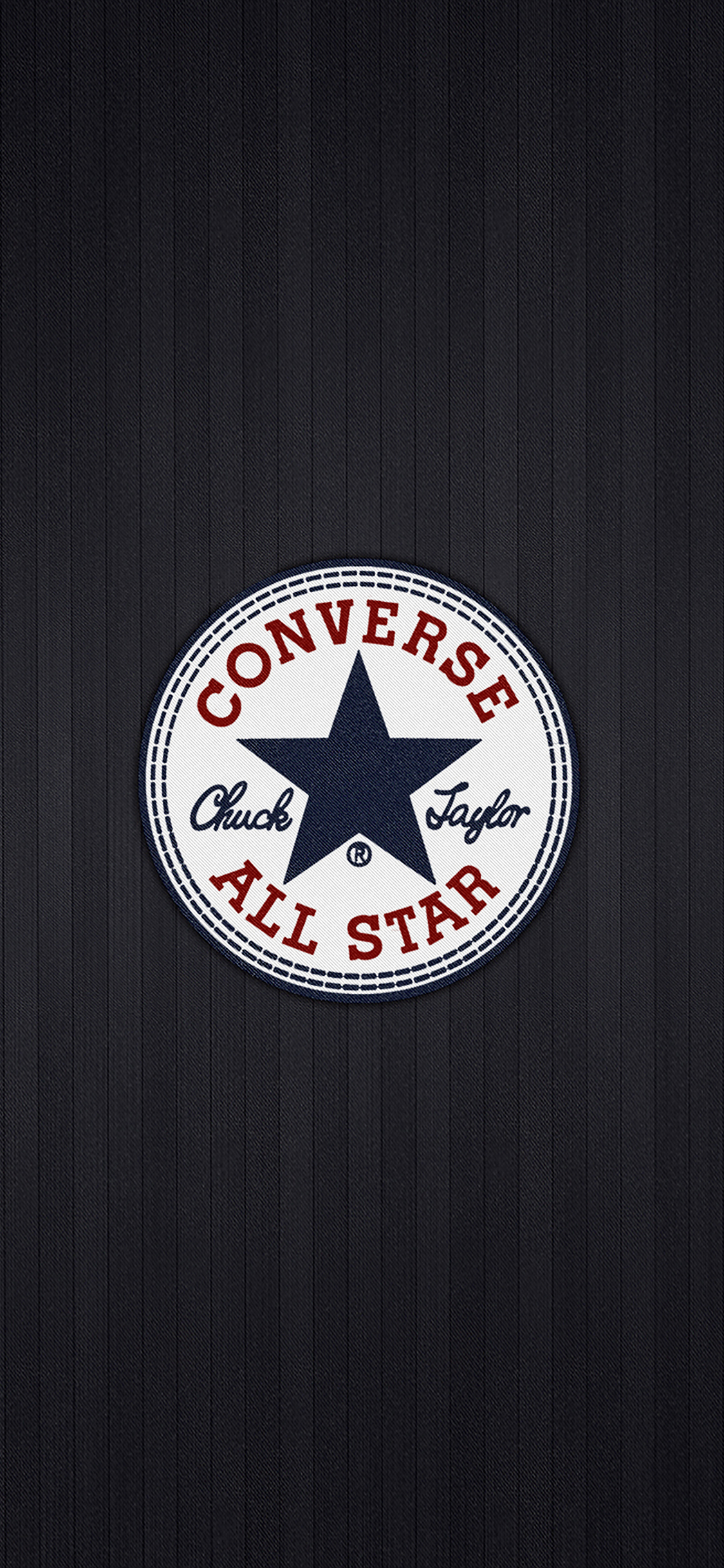 Converse all star logo iPhone X Wallpaper Free Download