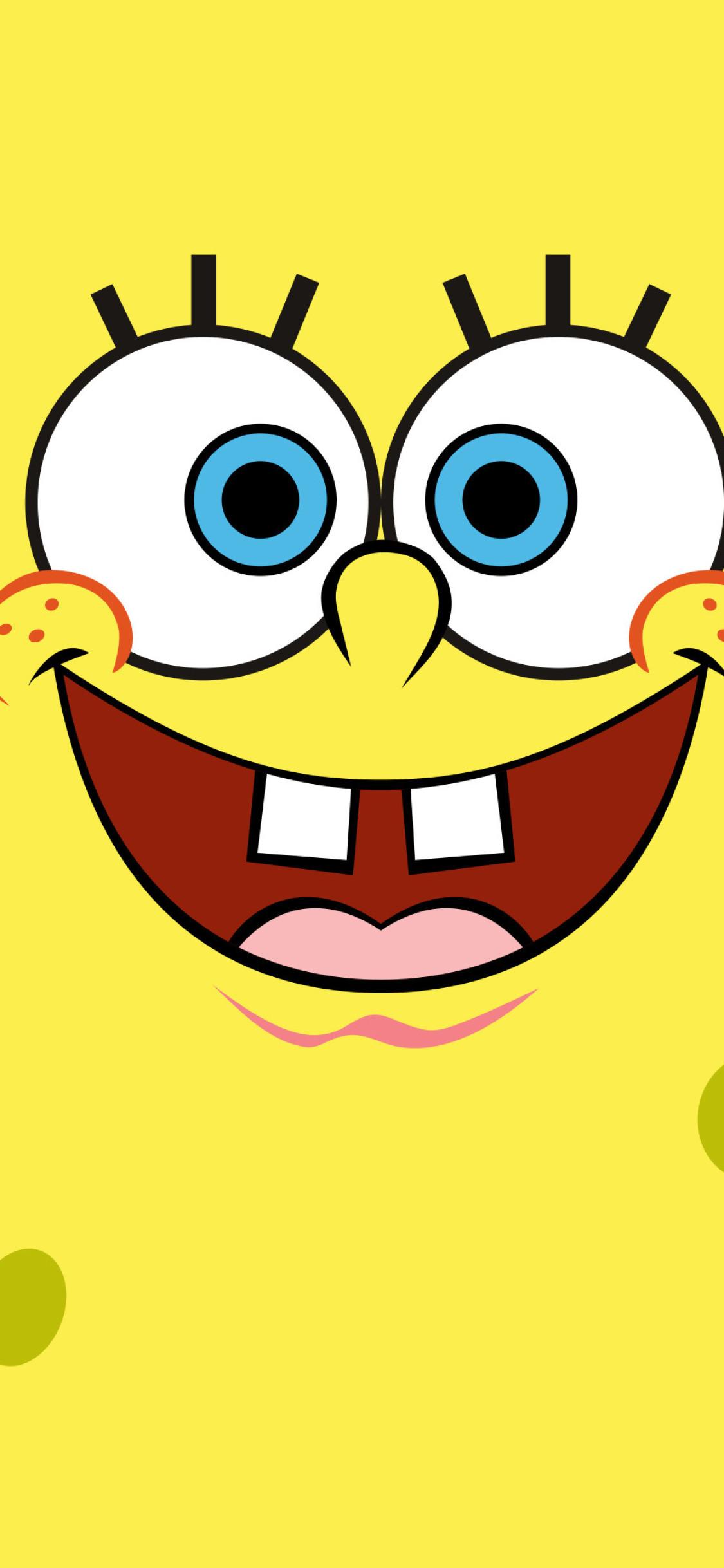 Spongebob Squarepants Minimalist 4k iPhone XS, iPhone 10