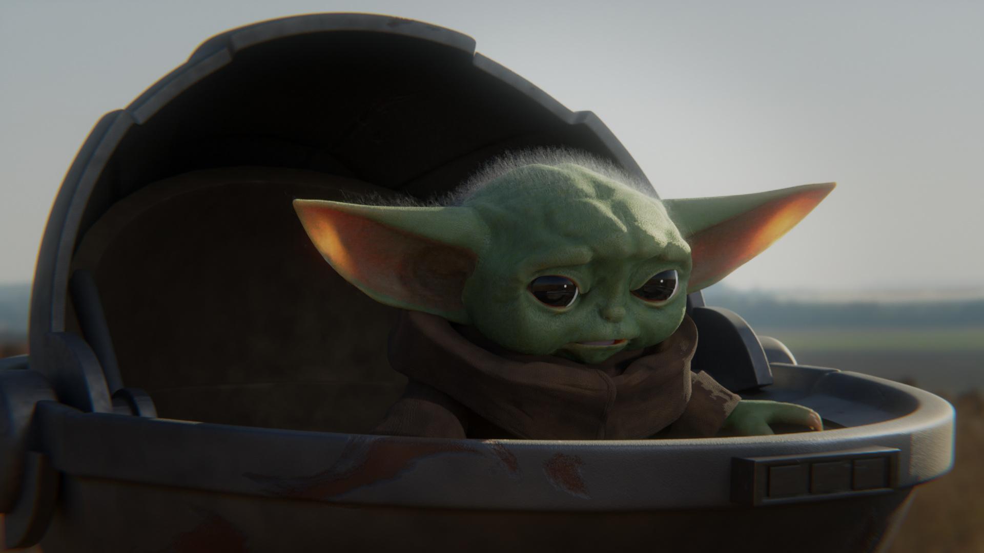 Baby Yoda Animated Scene Projects