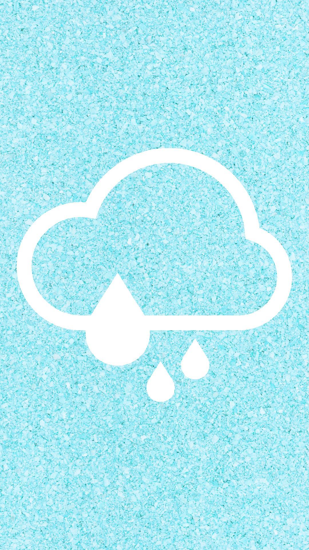Cloudy rain Blue. wallpaper.sc iPhone7Plus