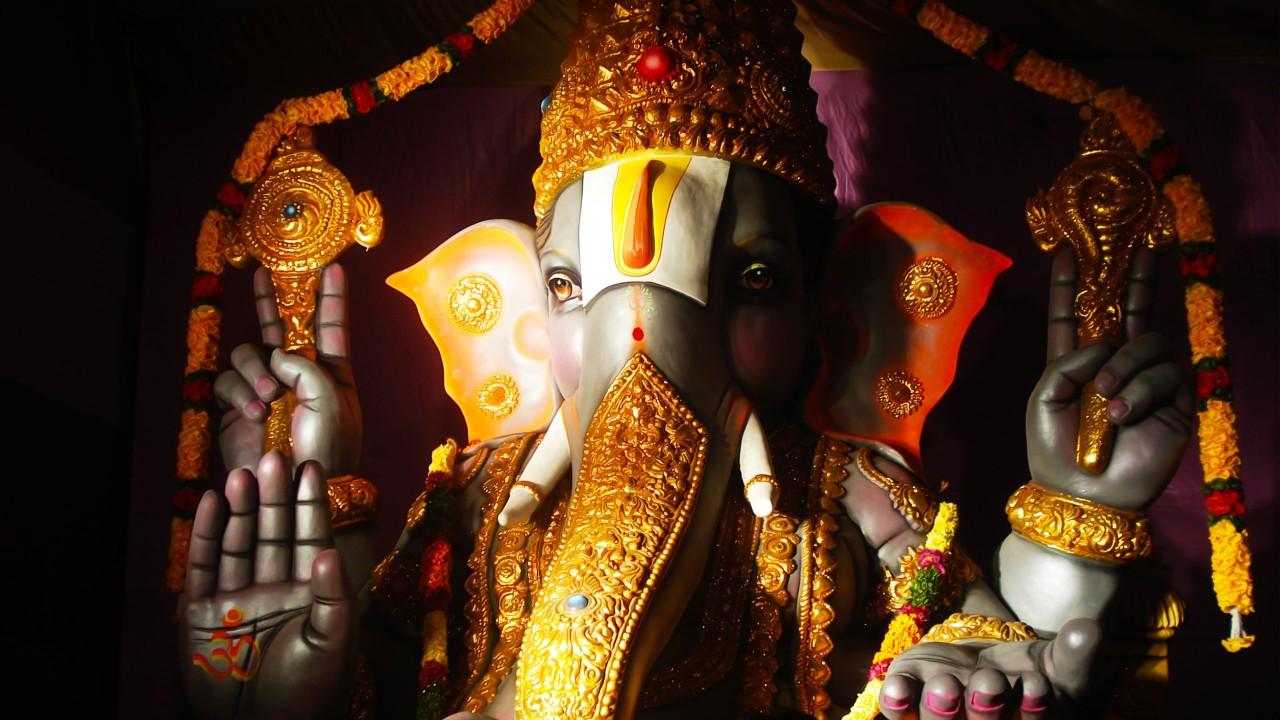 Wallpaper Lord Ganesha, Ganapati, Vinayaka, Hindu God, HD