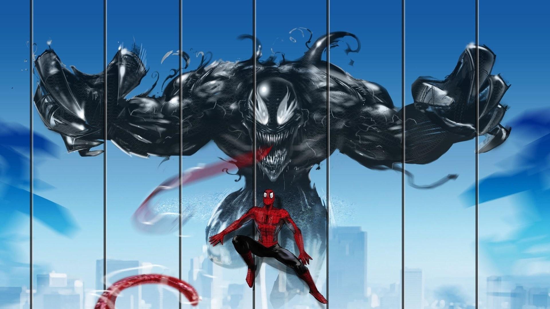 Spiderman Vs Venom Marvel Man Fan Art, HD