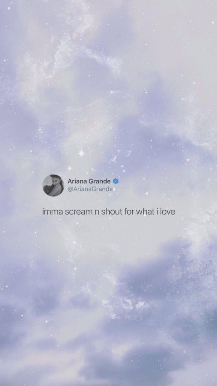 Wallpaper Aesthetic Ariana Grande Quotes