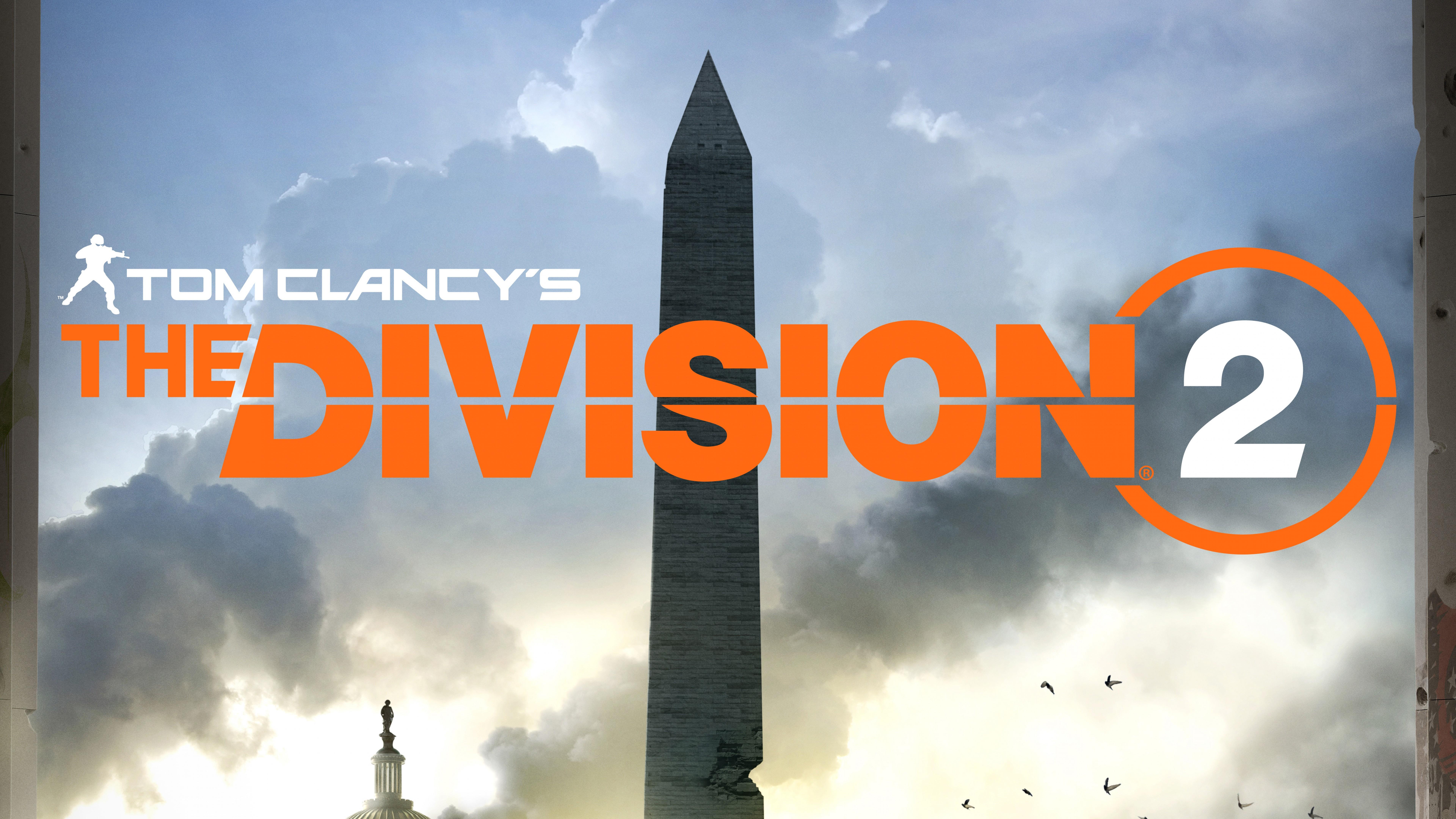 Wallpaper Tom Clancy's The Division 2, E3 2018, poster, 4K