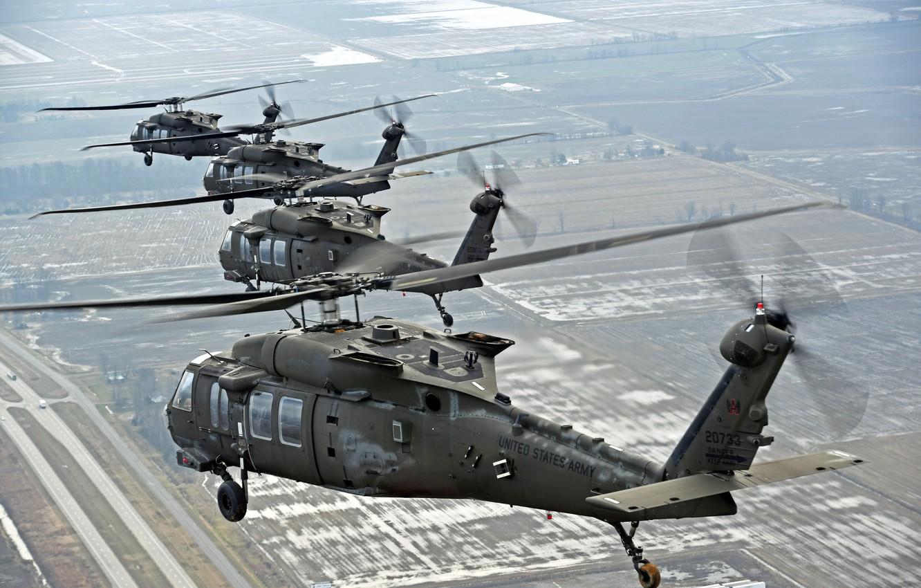 Wallpaper weapons, army, Sikorsky, UH- Black Hawk, helicopters image for desktop, section авиация
