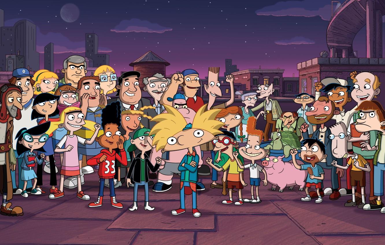 Wallpaper cartoon, Nickelodeon, Hey Arnold!, Hey Arnold! image for desktop, section фильмы