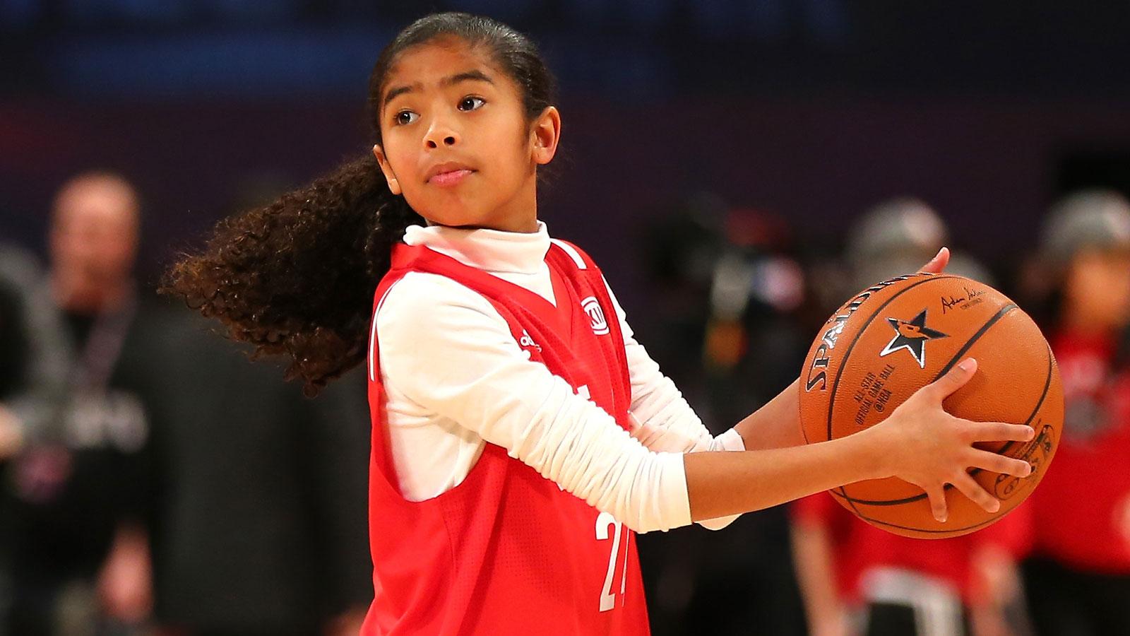 Watch Kobe's 11 Year Old Daughter Hit Her Dad's Signature
