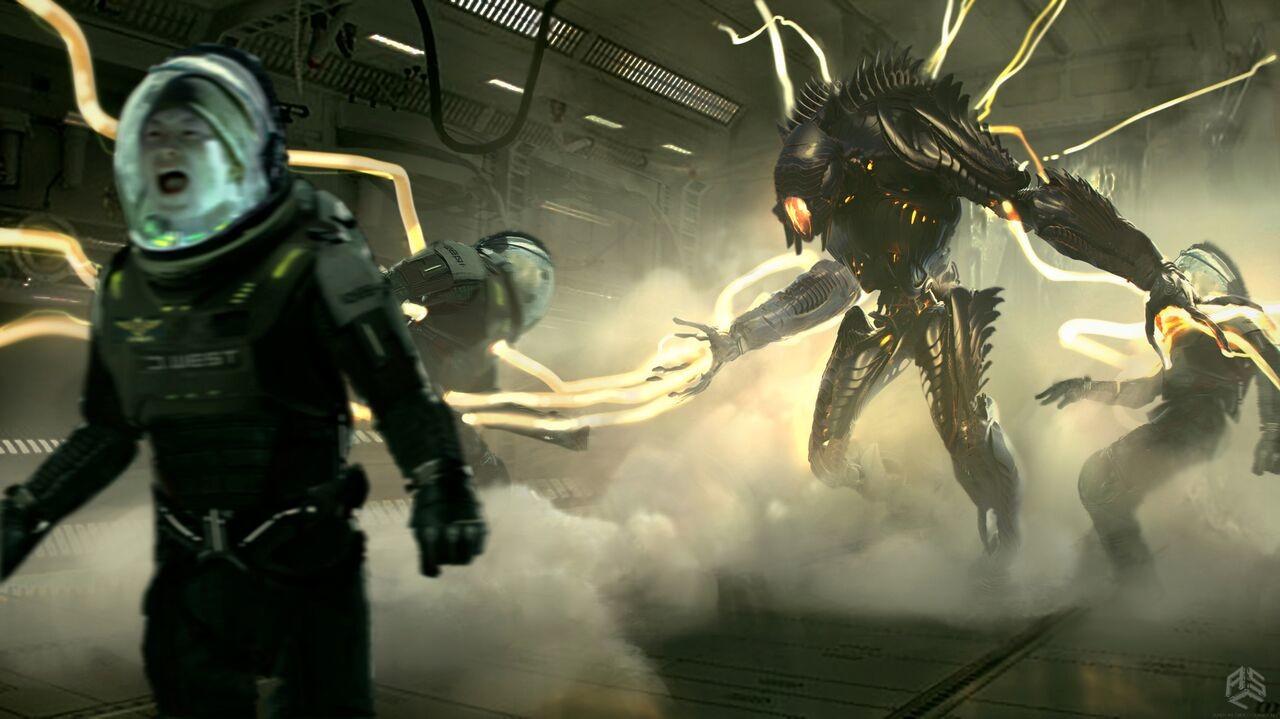 Concept art for Lost In Space, Aaron Sims Creative