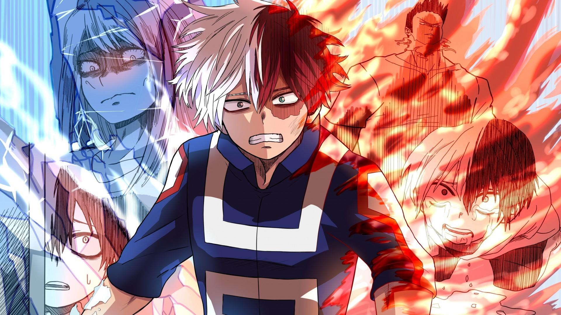 Download 1920x1080 Boku No Hero Academia, Todoroki Shouto