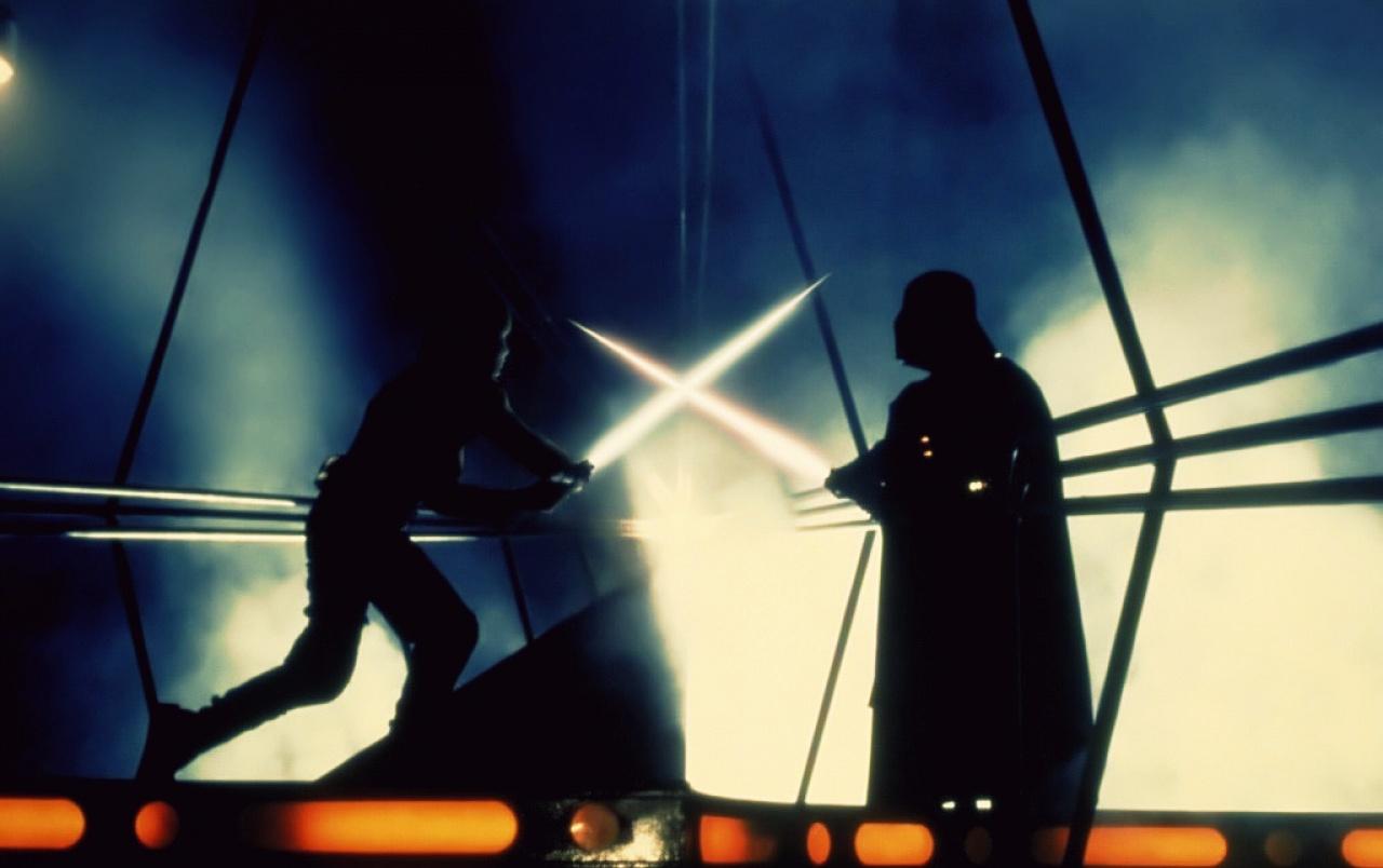 Luke Skywalker vs Darth Vader wallpaper. Luke Skywalker vs
