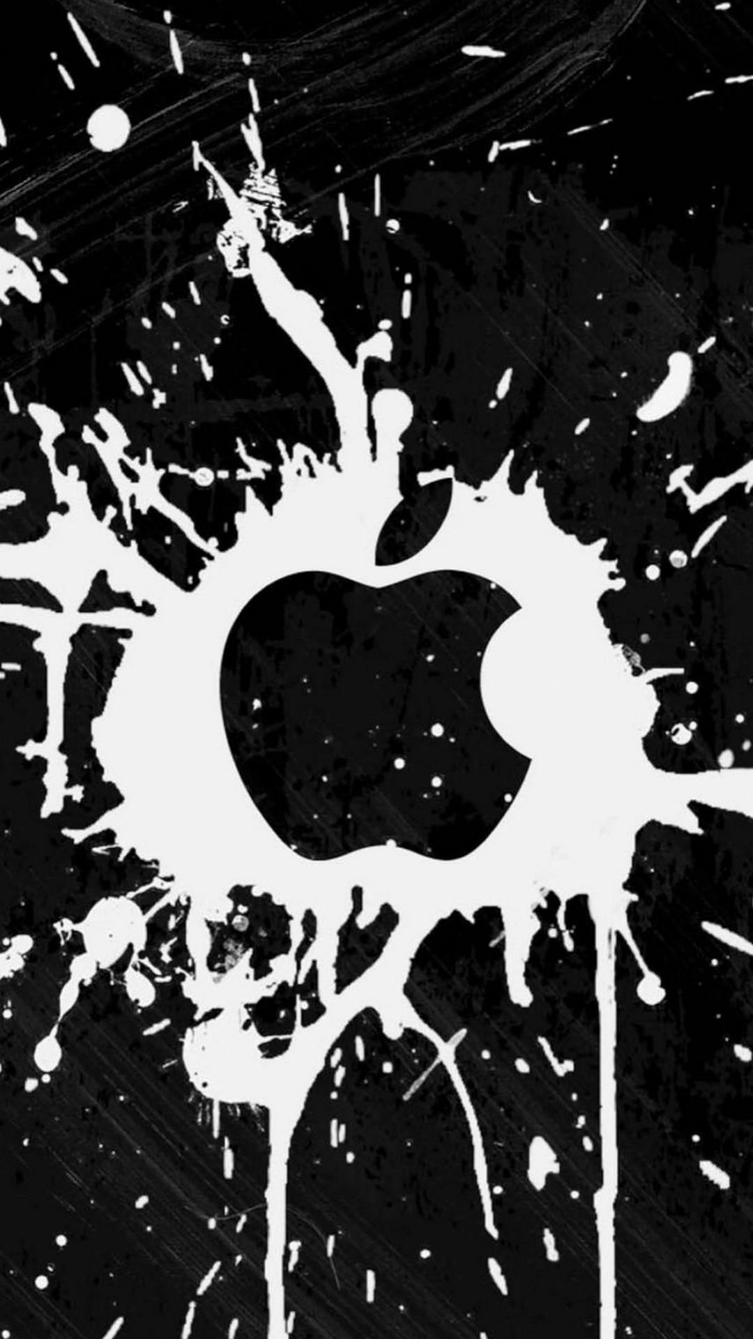 Apple iPhone Wallpaper Black Background 3D iPhone