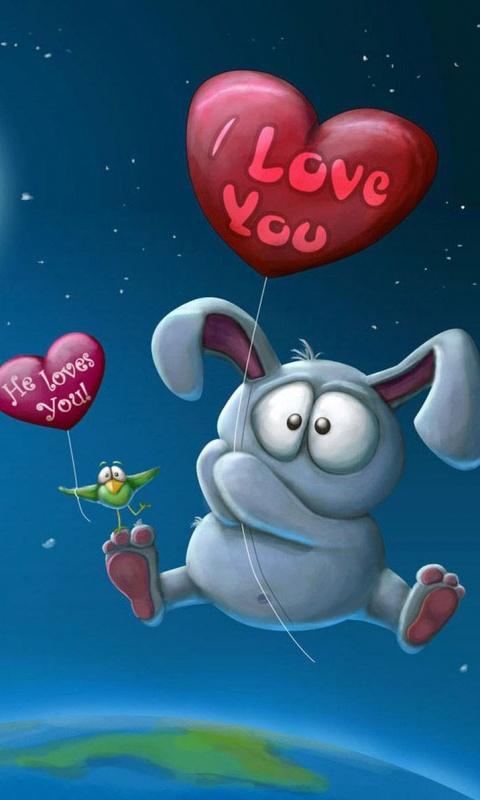 Free Cute Cartoon Love Wallpaper For Mobile, Download Free. Love Animation Mobile Wallpaper