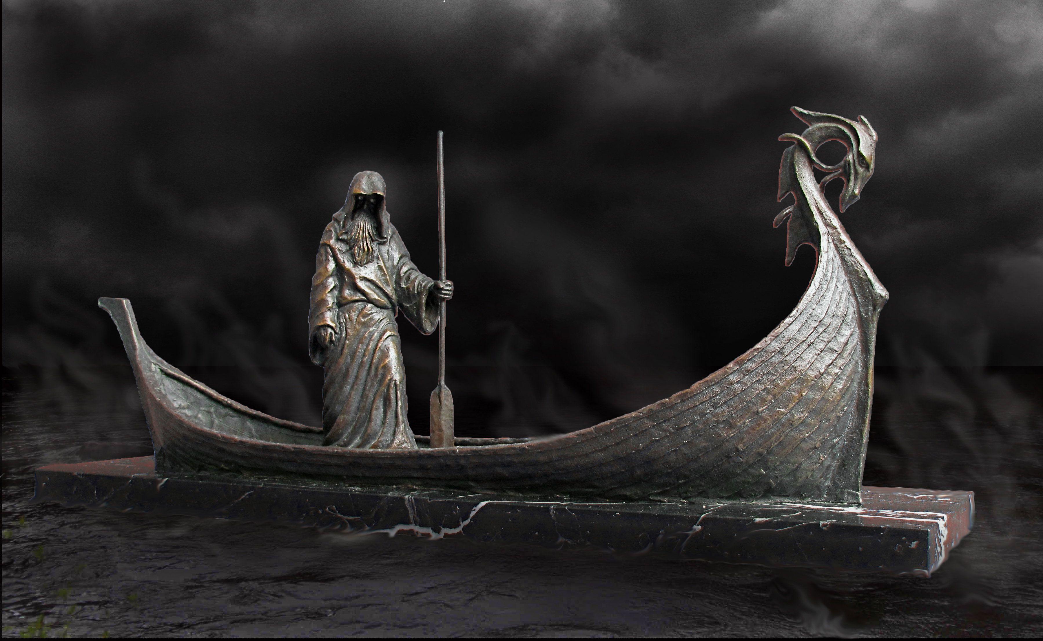 Charon, The Ferryman. Greek gods, Greek underworld, Underworld