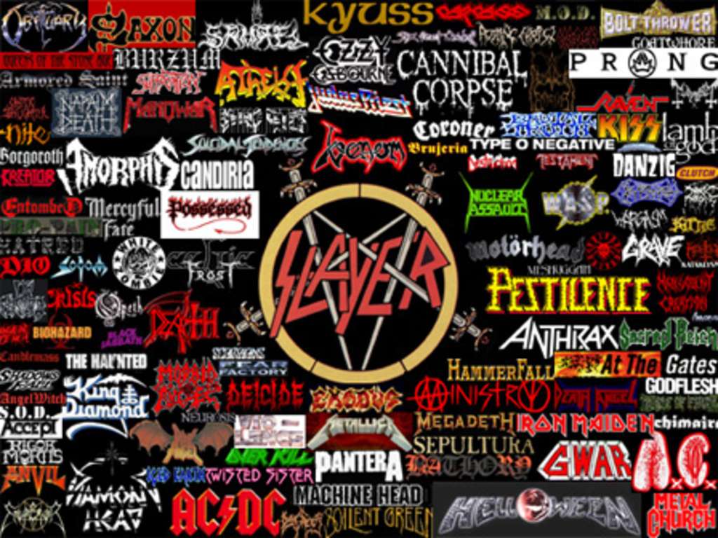80's Metal Band Logos, HD Wallpaper & background Download
