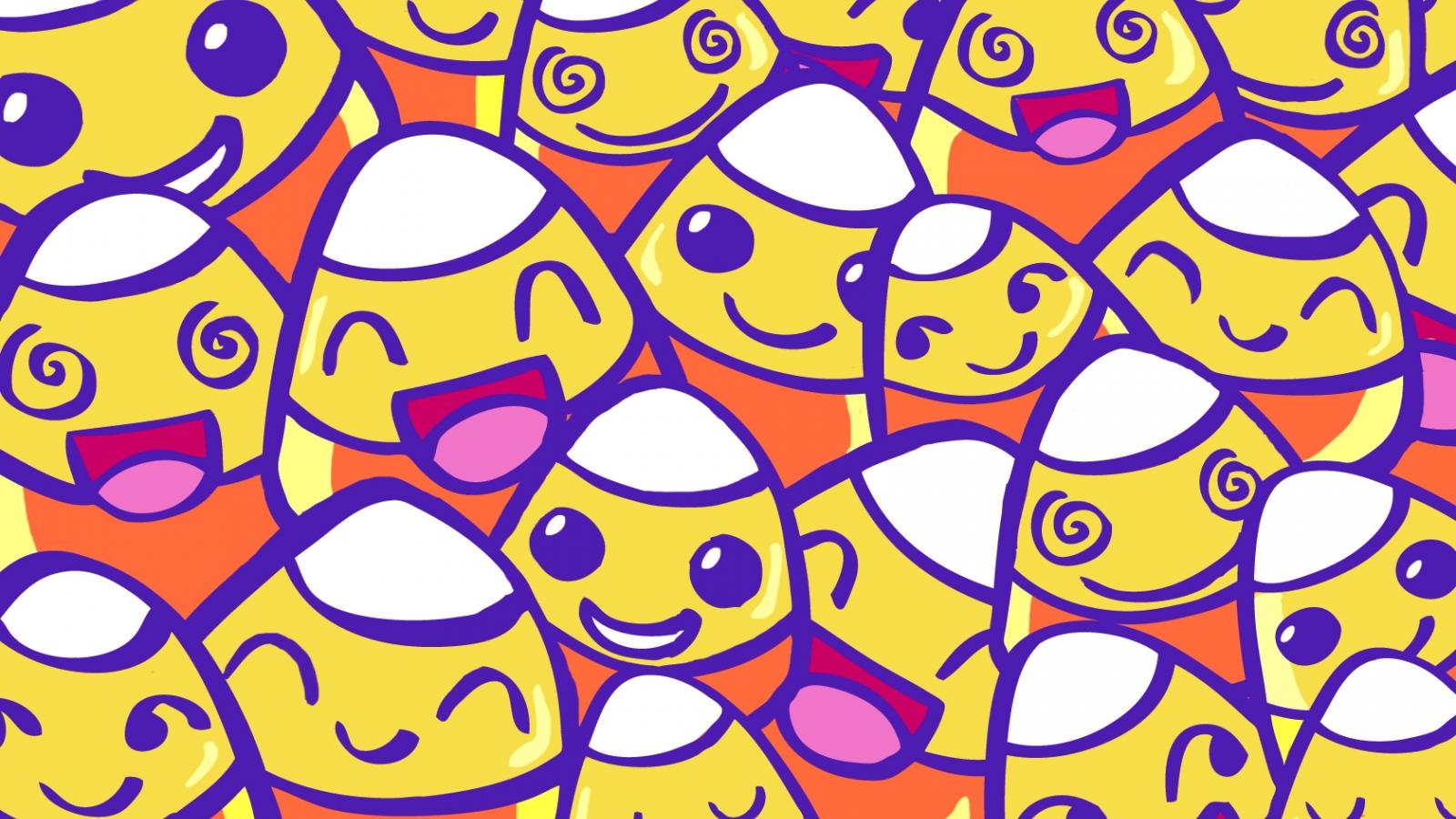 Free download Cute Candy Corn Wallpaper [1680x1050]