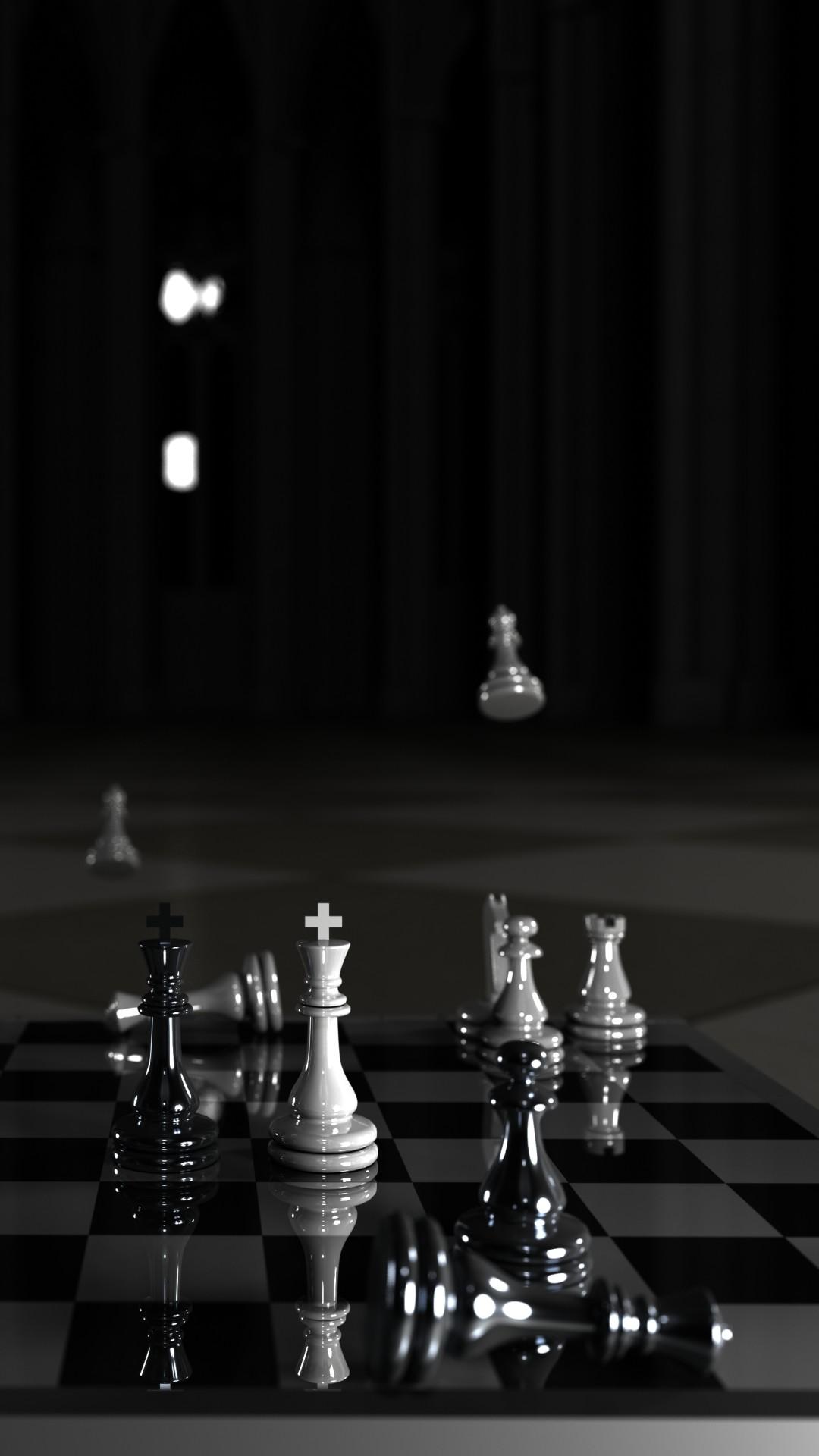 Chess Board Game Wallpaper for iPhone 12 Pro