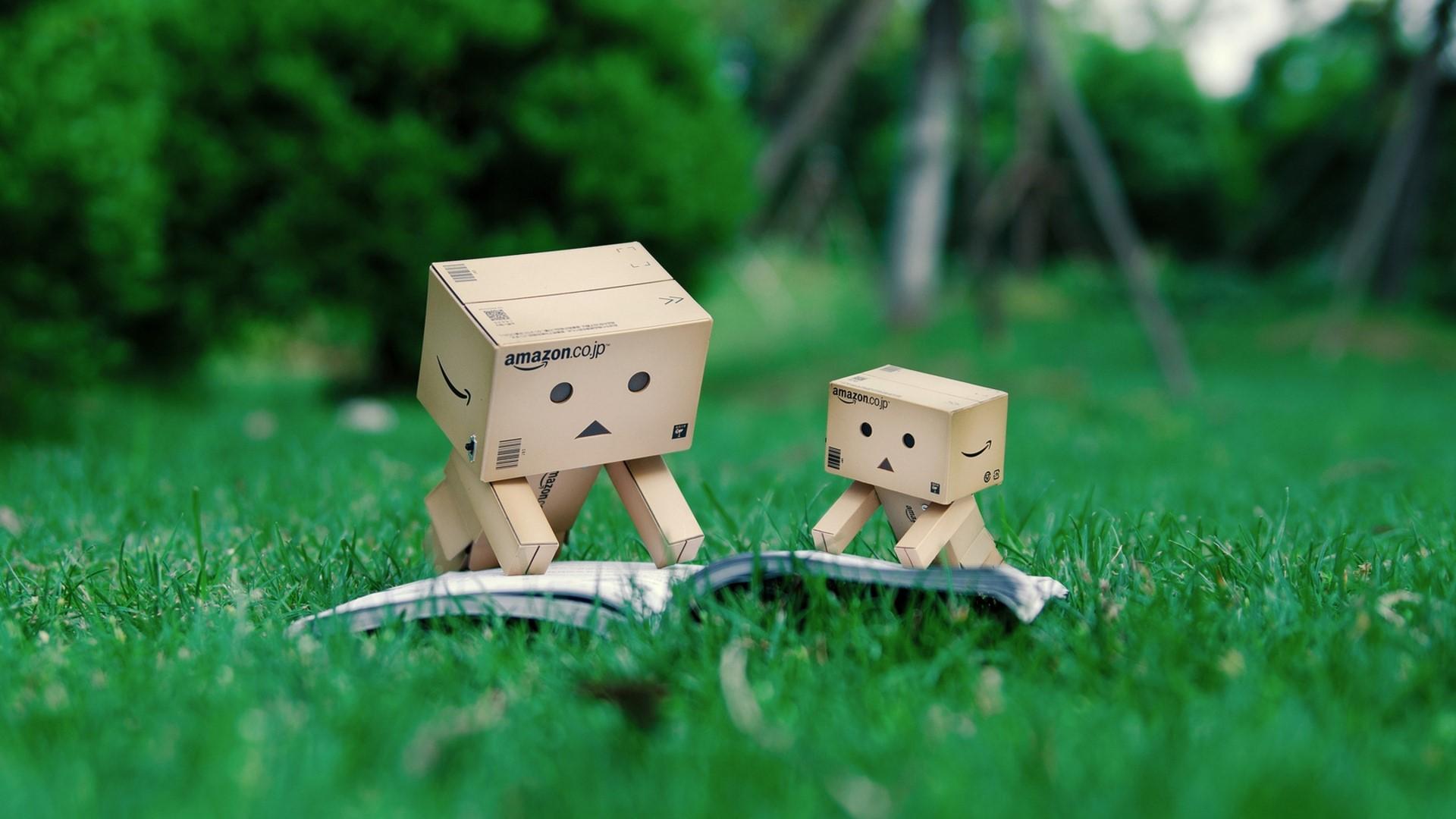 Danboard, Book, Reading, Cardboard robots