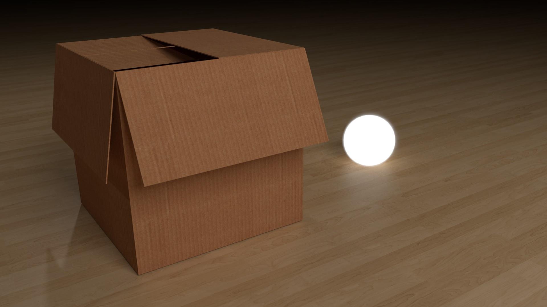 Free download Cardboard Box First Render Focused Critiques