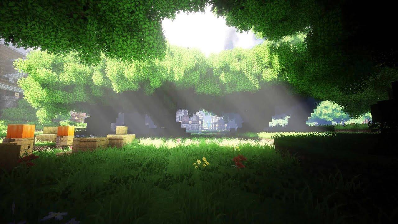 Minecraft Shaders Wallpaper